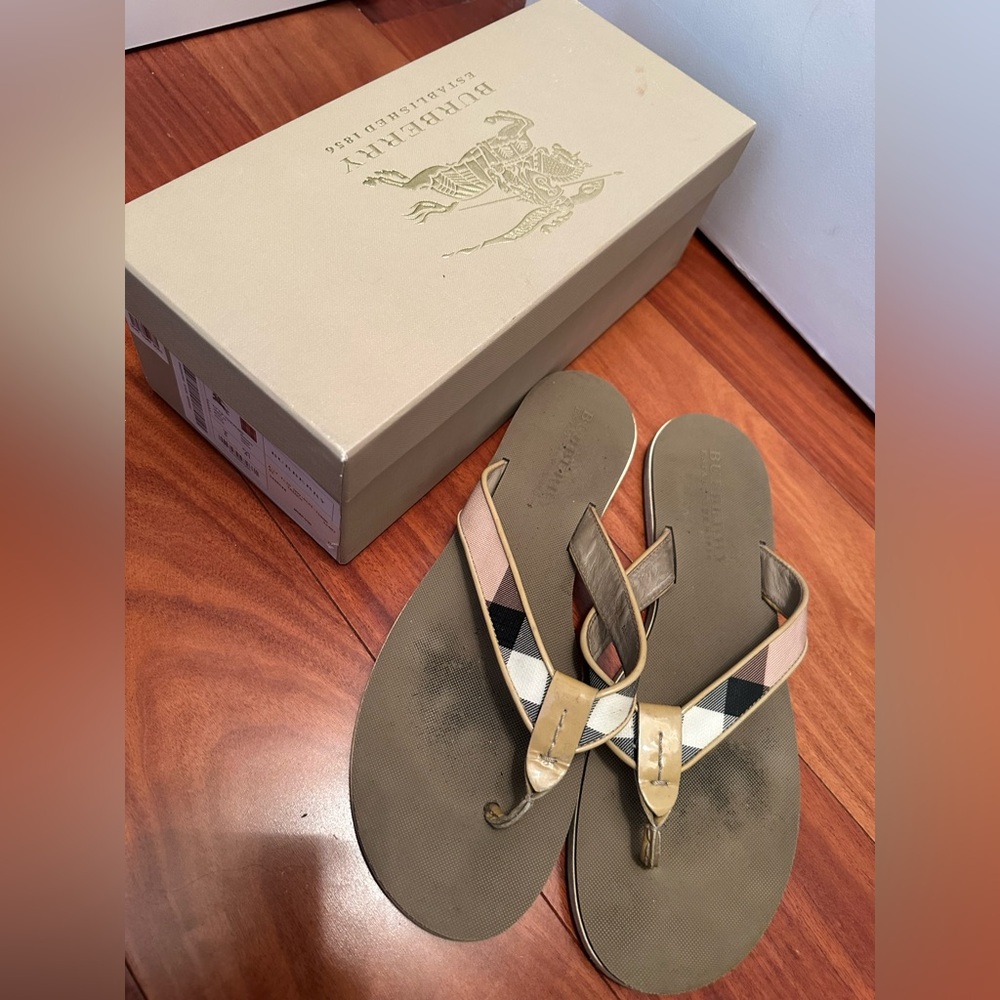 Burberry thong sandals, 41 - Picture 1 of 3